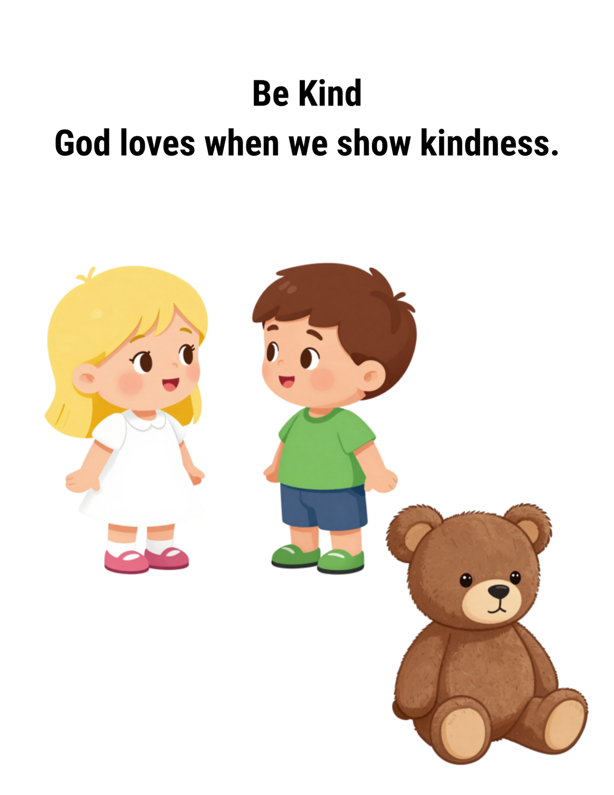 PDF kids' God story book
