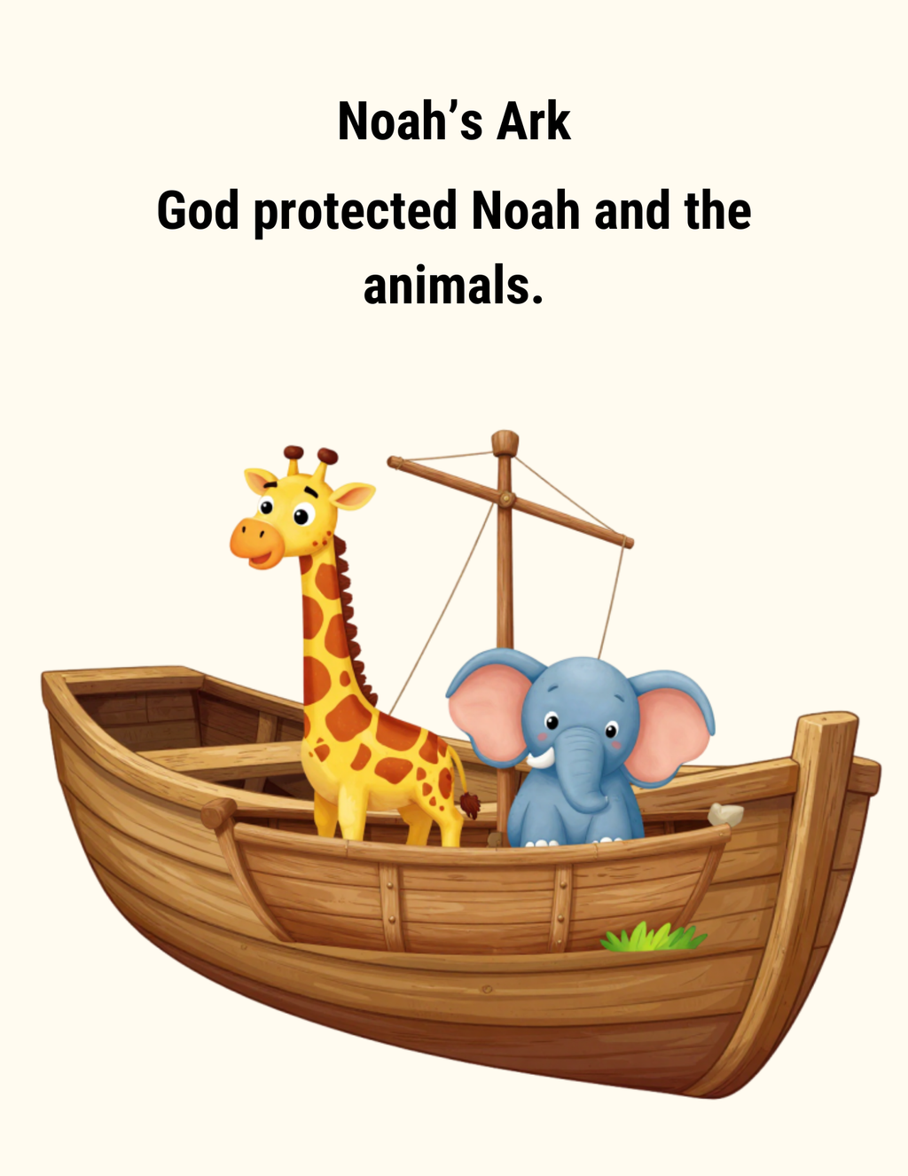 PDF kids' God story book
