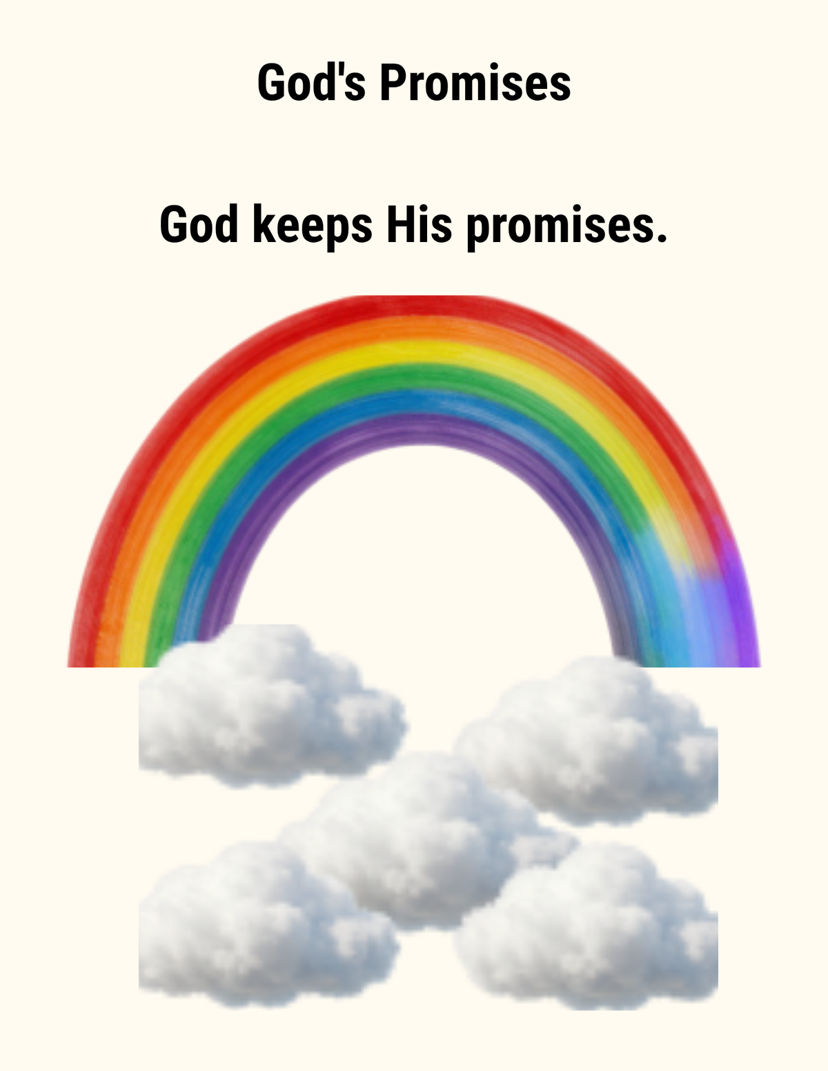 PDF kids' God story book