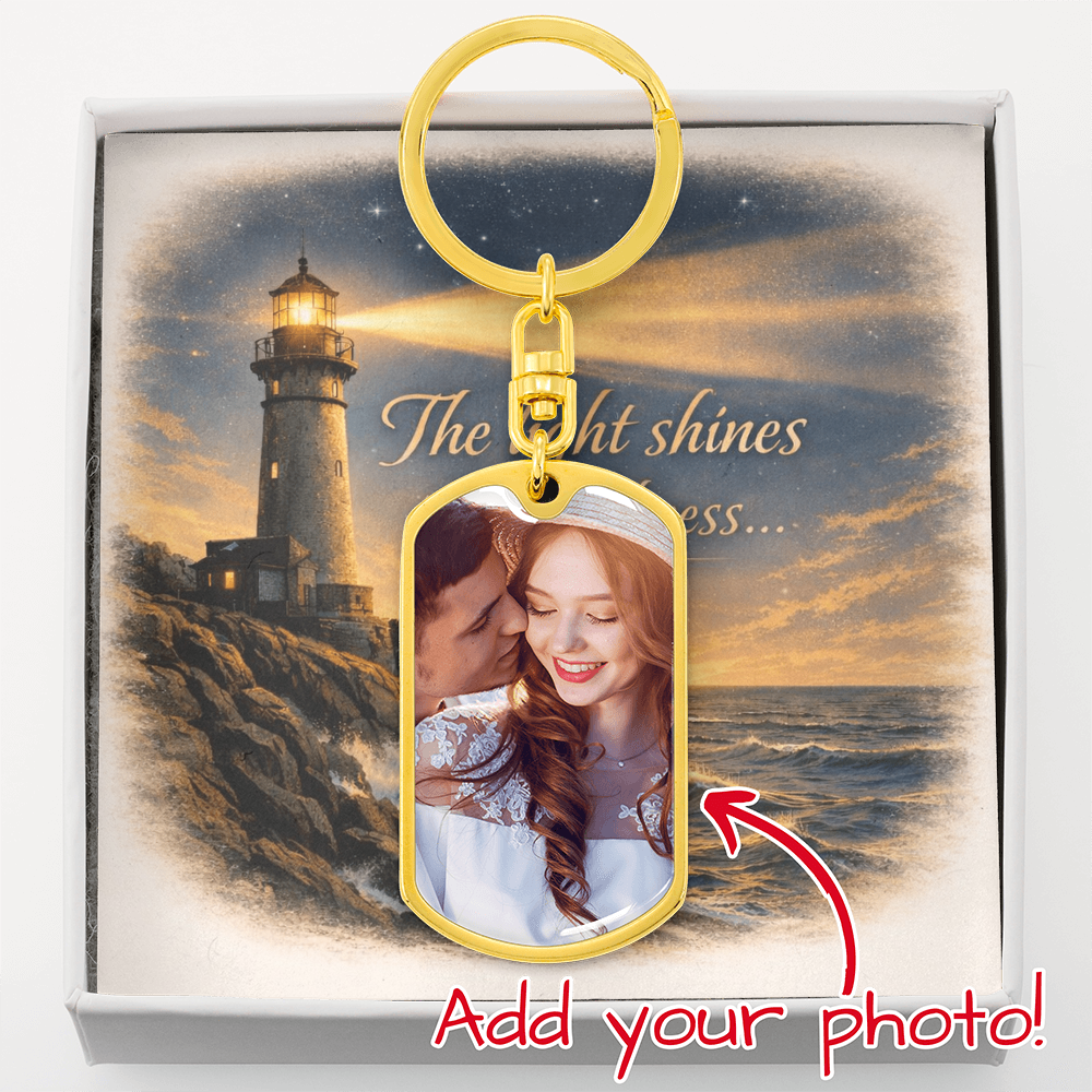 Buyer Upload Graphic Dog Tag Keychain
