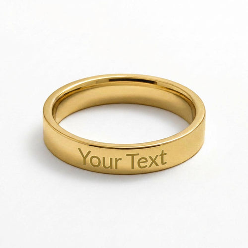 "The light shines" Engraved Women's Ring