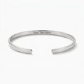 Cuff Bracelet - Engraved " The light shines " or your info