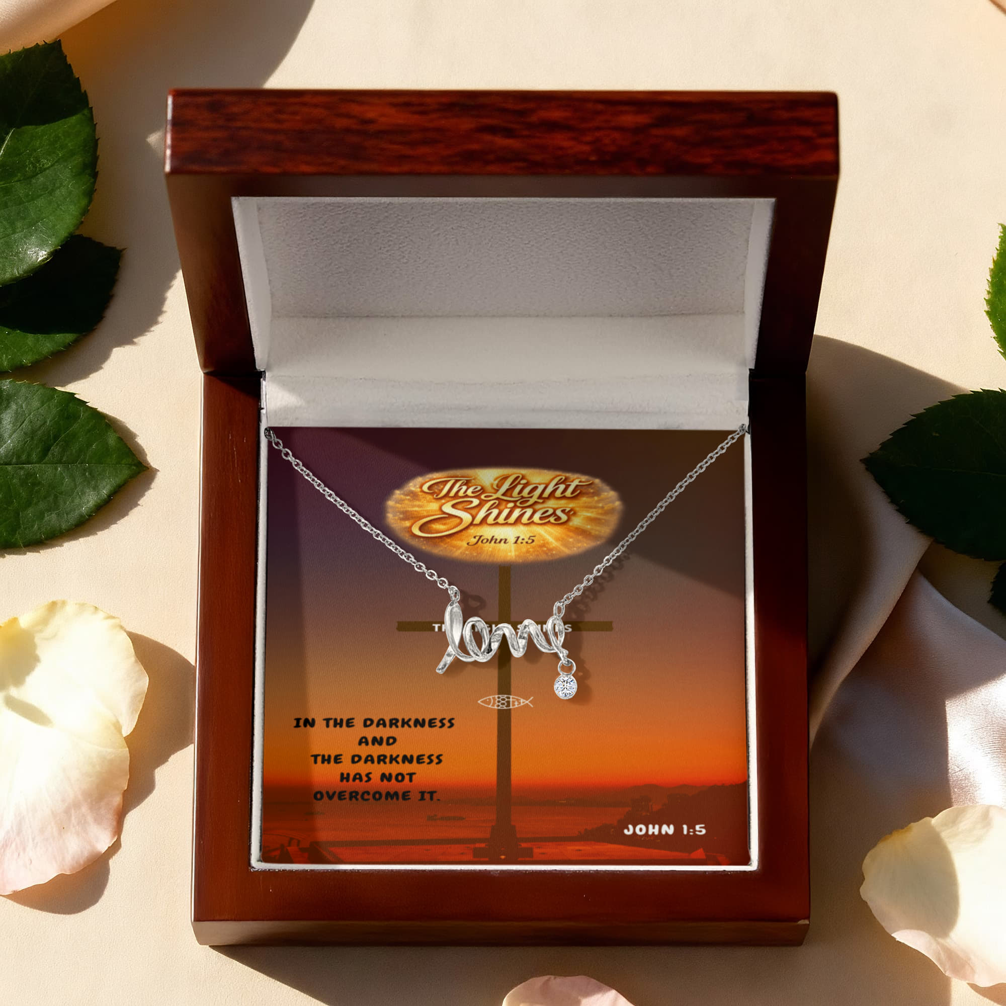 Scripted Love Necklace