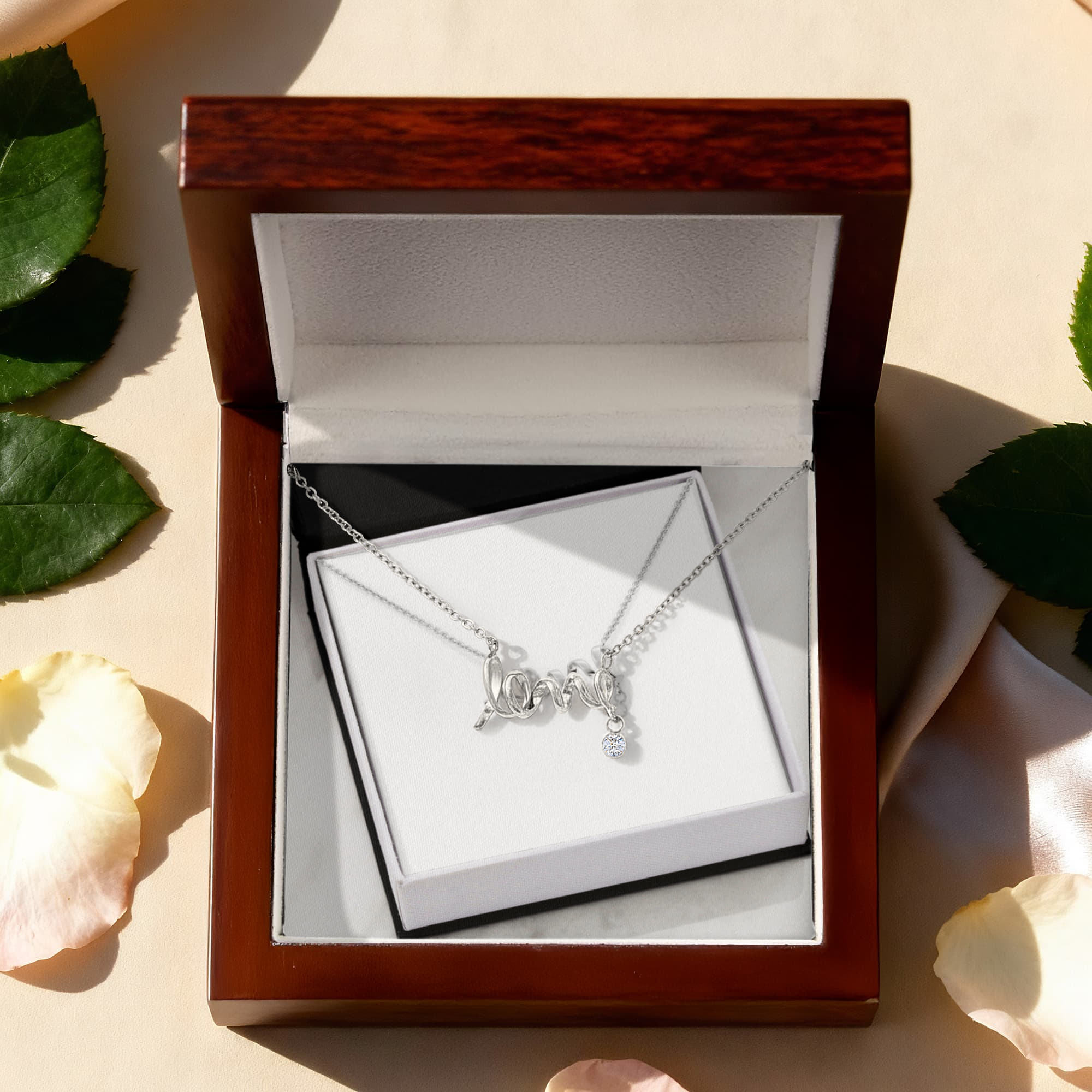 Scripted Love Necklace