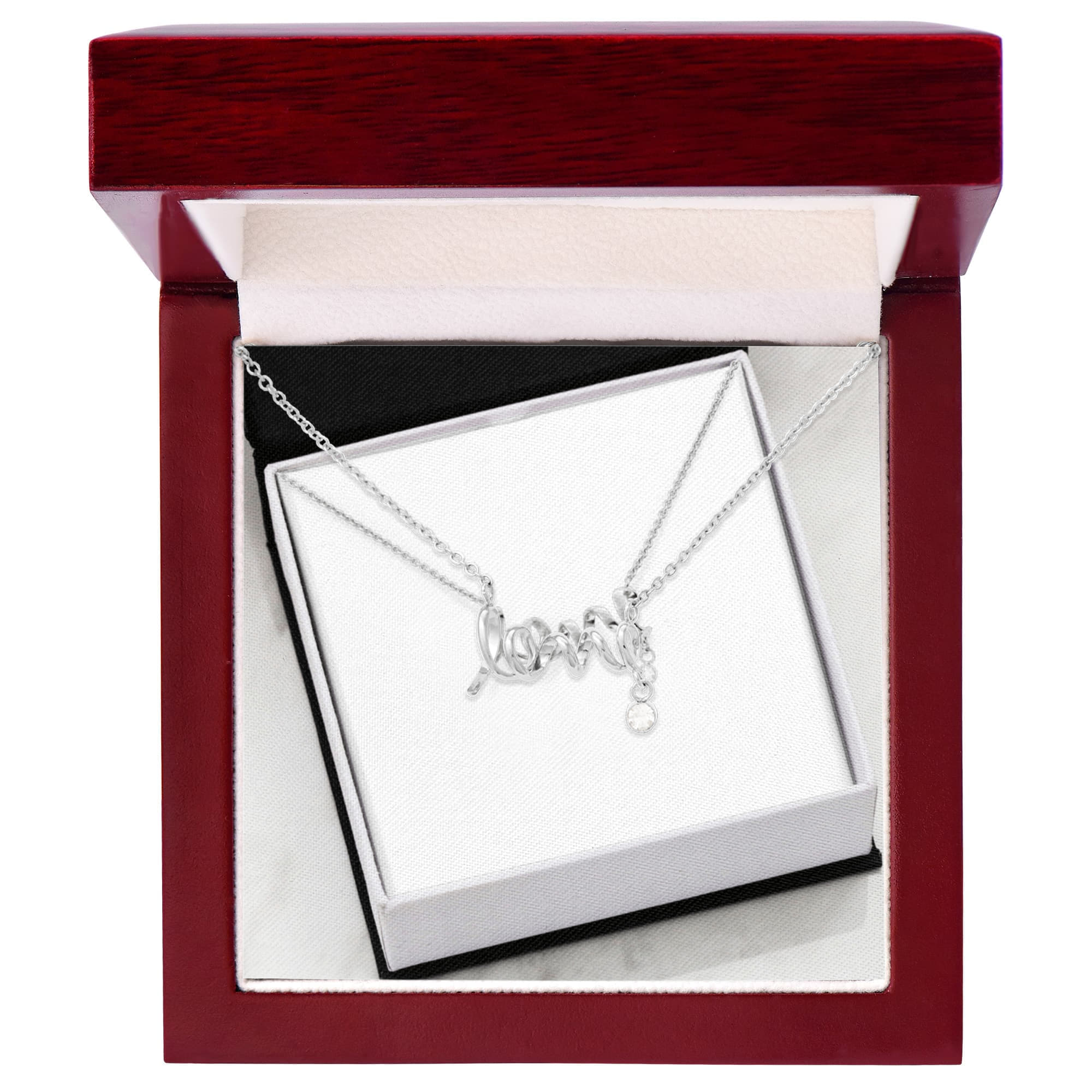 Scripted Love Necklace