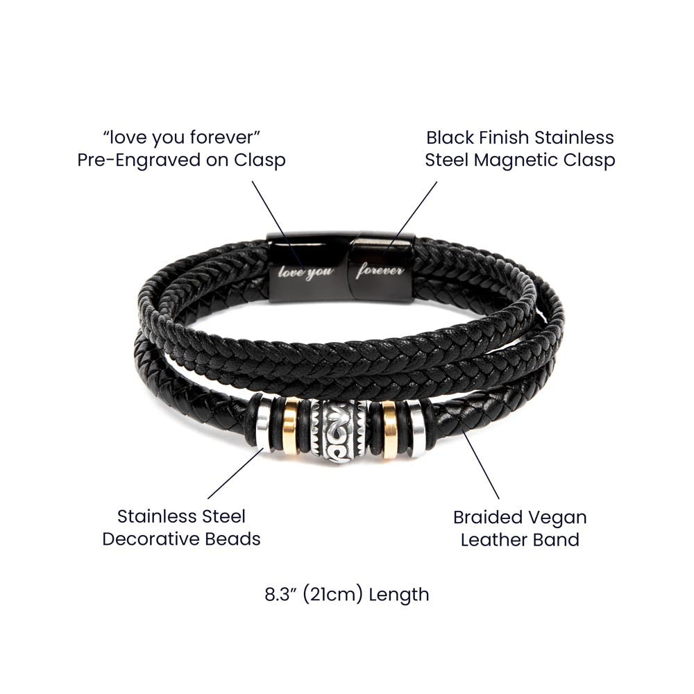 Love You Forever Bracelet / Happy Father's Day