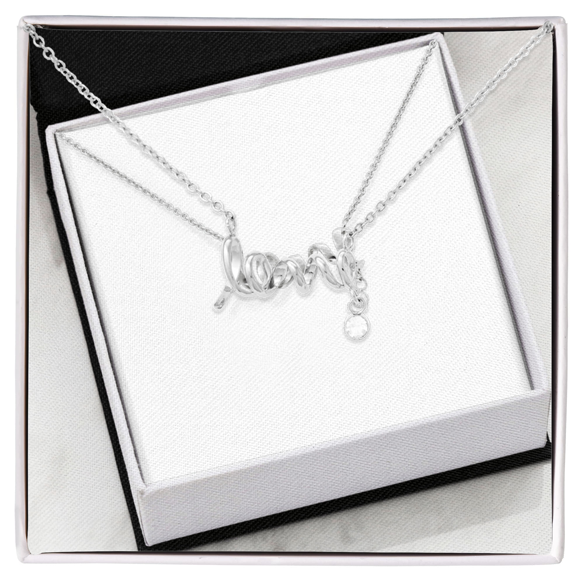 Scripted Love Necklace