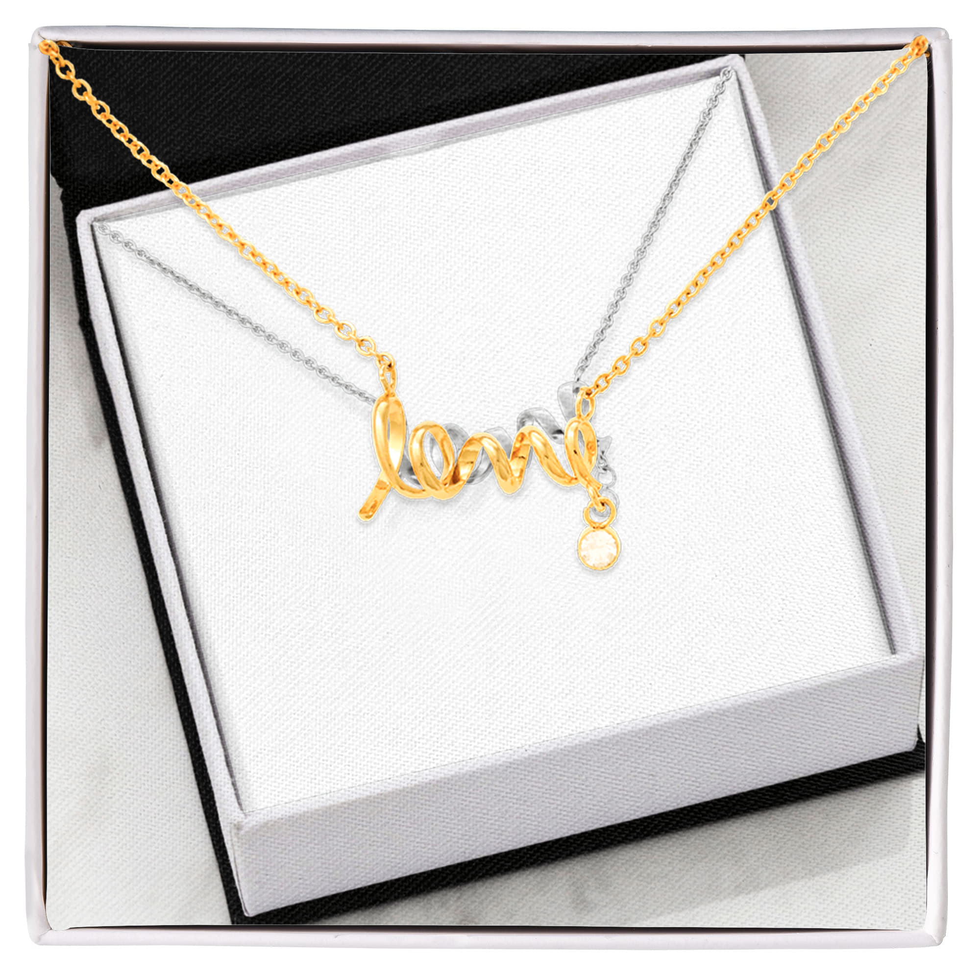 Scripted Love Necklace
