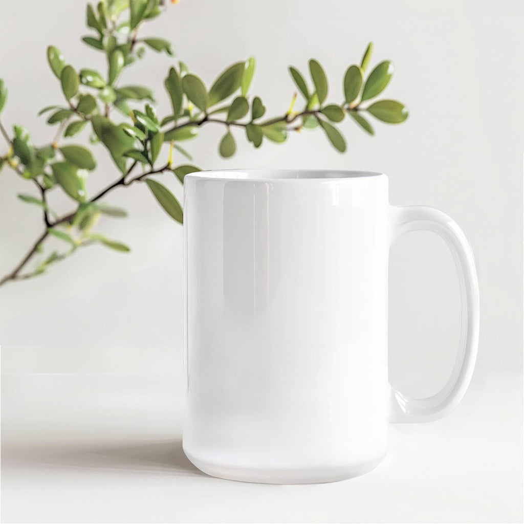 White Ceramic Mug Multiple Variants