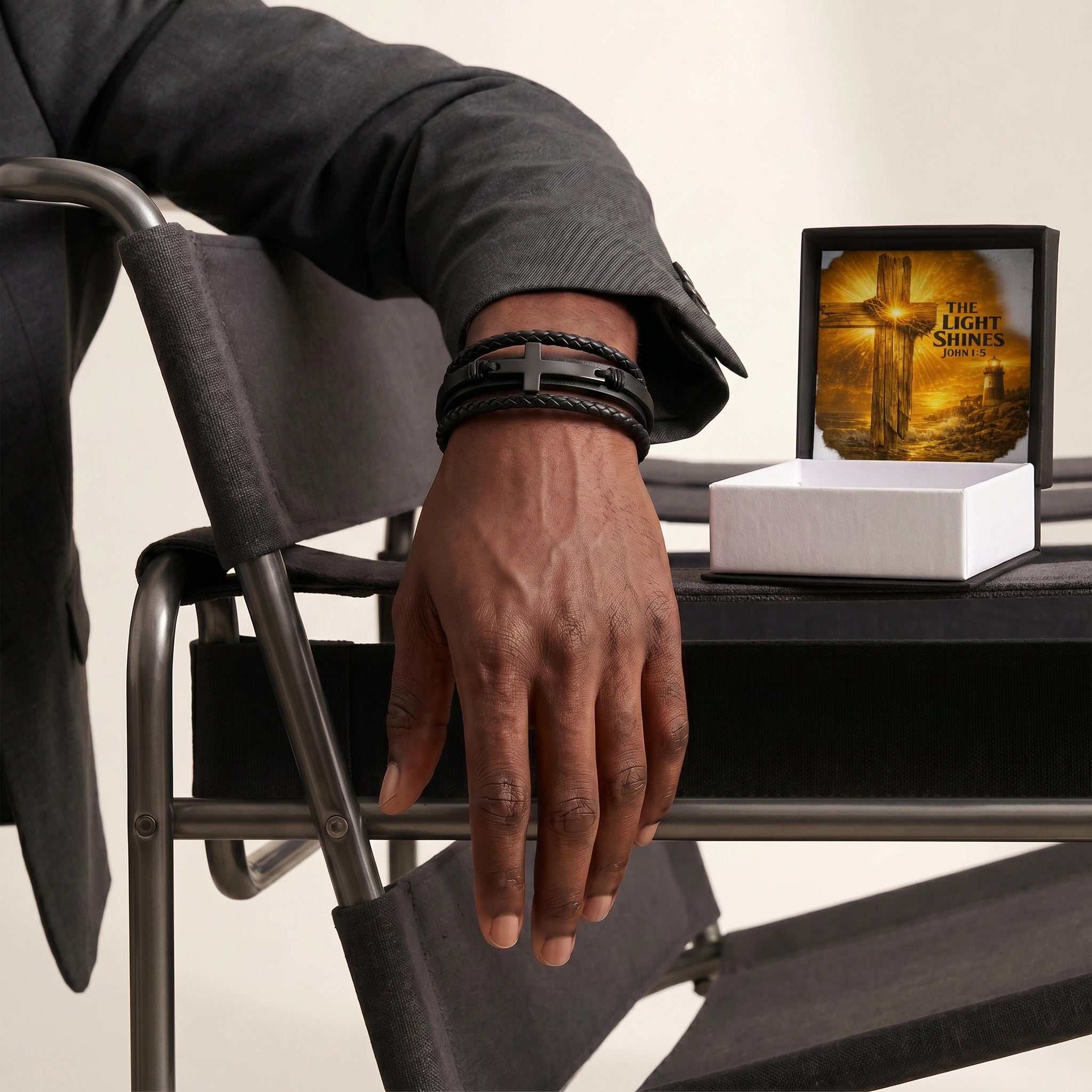 Men's Cross Bracelet